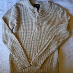 Cream sweater,  men's,  xsmall